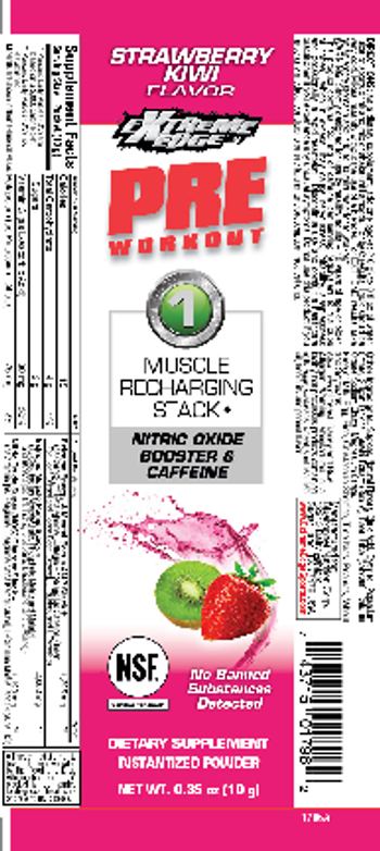 Extreme Edge Pre Workout Strawberry Kiwi Flavor - supplement