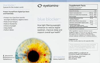 Eyetamins Blue Blocker - supplement