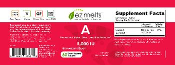 EZ Melts A 5,000 IU Strawberry Blast - supplement