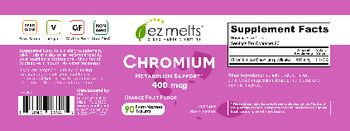 EZ Melts Chromium 400 mcg Orange Fruit Punch - supplement