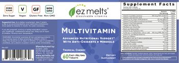 EZ Melts Multivitamin Tropical Cherry - supplement