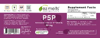 EZ Melts P5P 50 mg Blueberry Twist - supplement
