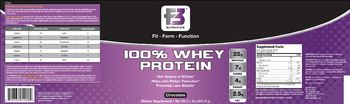 F3 Nutrition 100% Whey Protein Chocolate - supplement