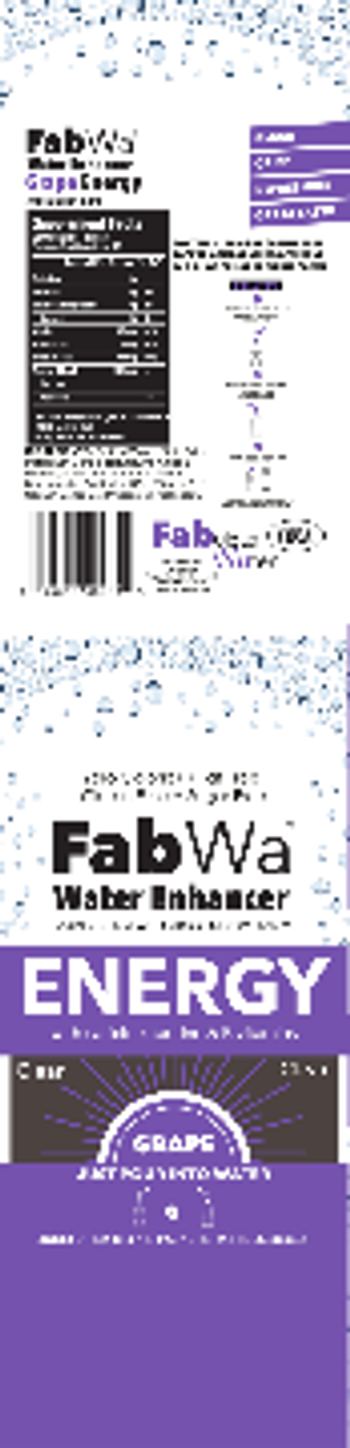 FabWa Water Enhancer Energy Grape - 