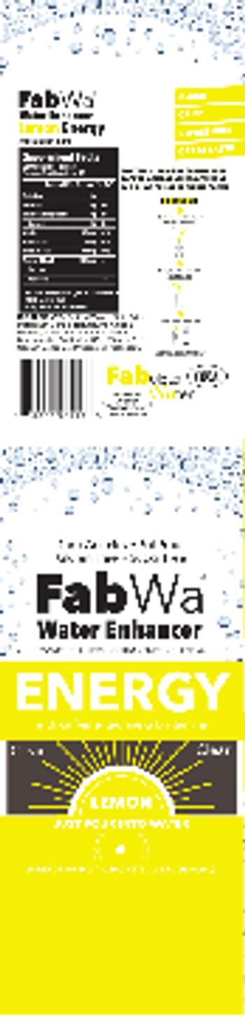 FabWa Water Enhancer Energy Lemon - 