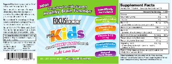 Factor Nutrition Labs, LLC FocusFactor For Kids Berry Blast - supplement