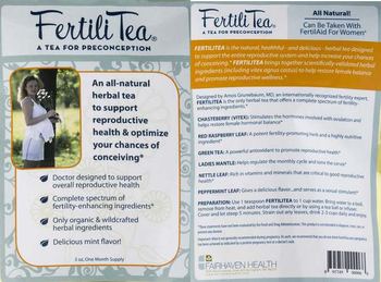 Fairhaven Health FertiliTea Mint Flavor - 