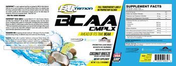 Faktrition BCAA Cmplx Coconut Breeze - supplement