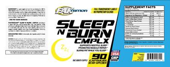 Faktrition Sleep N Burn Cmplx - supplement