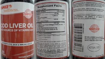 Family Wellness Cod Liver Oil - supplement