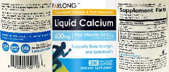 Farlong Liquid Calcium 600 mg - supplement
