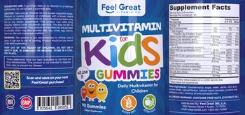 Feel Great Vitamin Co. Multivitamin for Kids Gummies - supplement