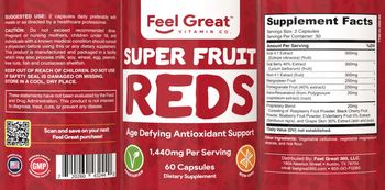 Feel Great Vitamin Co. Super Fruit Reds - supplement