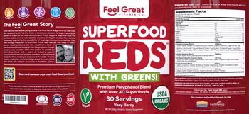 Feel Great Vitamin Co. Superfood Reds with Greens Very Berry - supplement