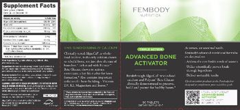 Fembody Nutrition Triple Action Advanced Bone Activator - supplement