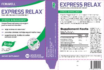 Femiwell Express Relax Natural Cocoa Flavored Lozenge - supplement