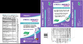 Femiwell Stress & Immunity Support Natural Strawberry Flavor - supplement