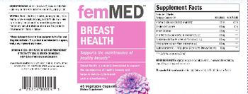 FemMed Breast Health - supplement