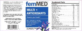 FemMed Multi + Antioxidants - supplement