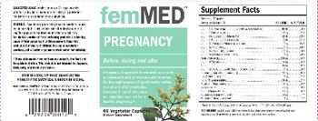 FemMed Pregnancy - supplement