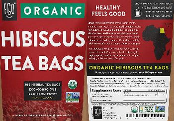 FGO (Feel Good Organics) Hibiscus Tea Bags - supplement