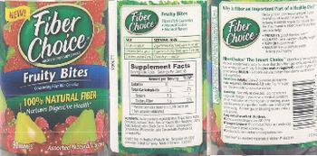Fiber Choice Fruity Bites 100% Natural Fiber - prebiotic fiber supplement