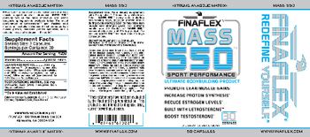 FinaFlex Mass 550 - supplement 60 capsules