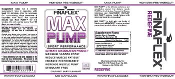 FinaFlex Max Pump - supplement