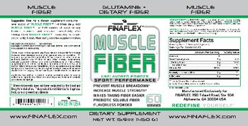 FinaFlex Muscle Fiber Unflavored Powder - supplement
