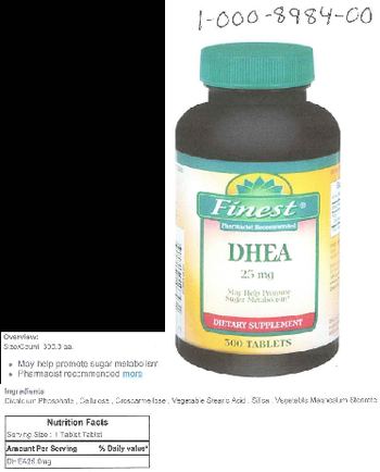 Finest DHEA 25 mg - 