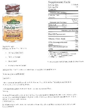 Finest Natural Fish Oil Mini-Gels Regular Strength 600 mg - supplement