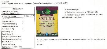 Finest Nutrition Fish Oil 1200 mg - supplement