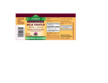 Finest Nutrition Milk Thistle 525 mg - supplement