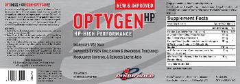 First Endurance OptygenHP - endurance supplement