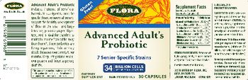 Flora Advanced Adult's Probiotic 34 Billion Cells - supplement