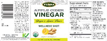 Flora Apple Cider Vinegar Ginger & Lemon Flavor - supplement