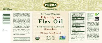 Flora Certified Organic High Lignan Flax Oil - supplement