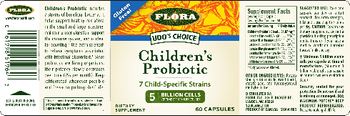 Flora Children's Probiotic - supplement