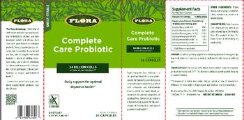 Flora Complete Care Probiotic - supplement