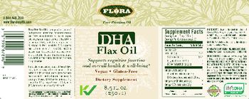 Flora DHA Flax Oil - supplement