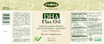 Flora DHA Flax Oil - supplement