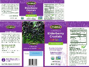 Flora Elderberry Crystals for Kids - supplement