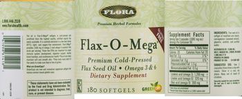 Flora Flax-O-Mega - supplement