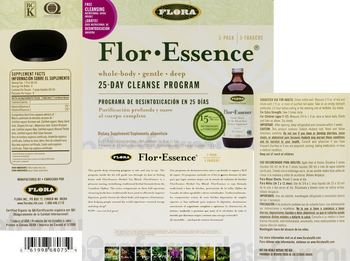 Flora Flor-Essence 25-Day Cleanse Program - supplement