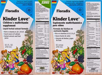 Flora Kinder Love - childrens multivitamin supplement