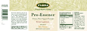 Flora Pro-Essence - herbal supplement