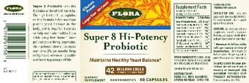 Flora Super 8 Hi-Potency Probiotic 42 Billion Cells - supplement