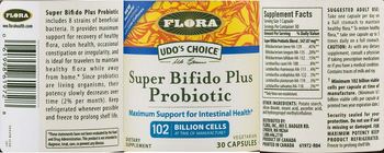 Flora Super Bifido Plus Probiotic - supplement