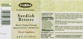 Flora Swedish Bitters - supplement