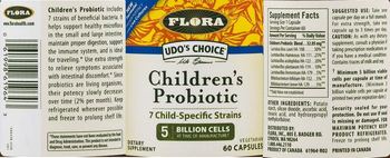 Flora Udo's Choice Children's Probiotic - supplement